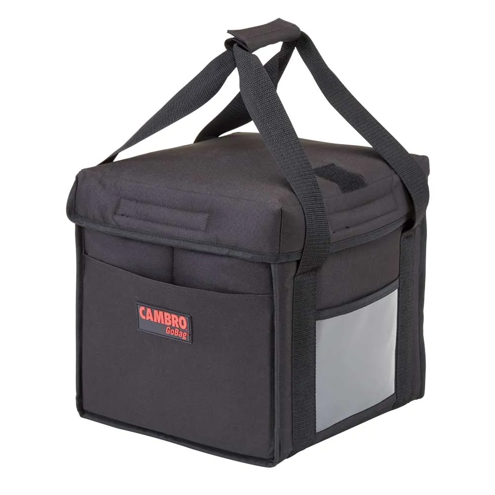 Cambro GBD101011110 GoBag Delivery Bag, Small, Black, 10" x 10"