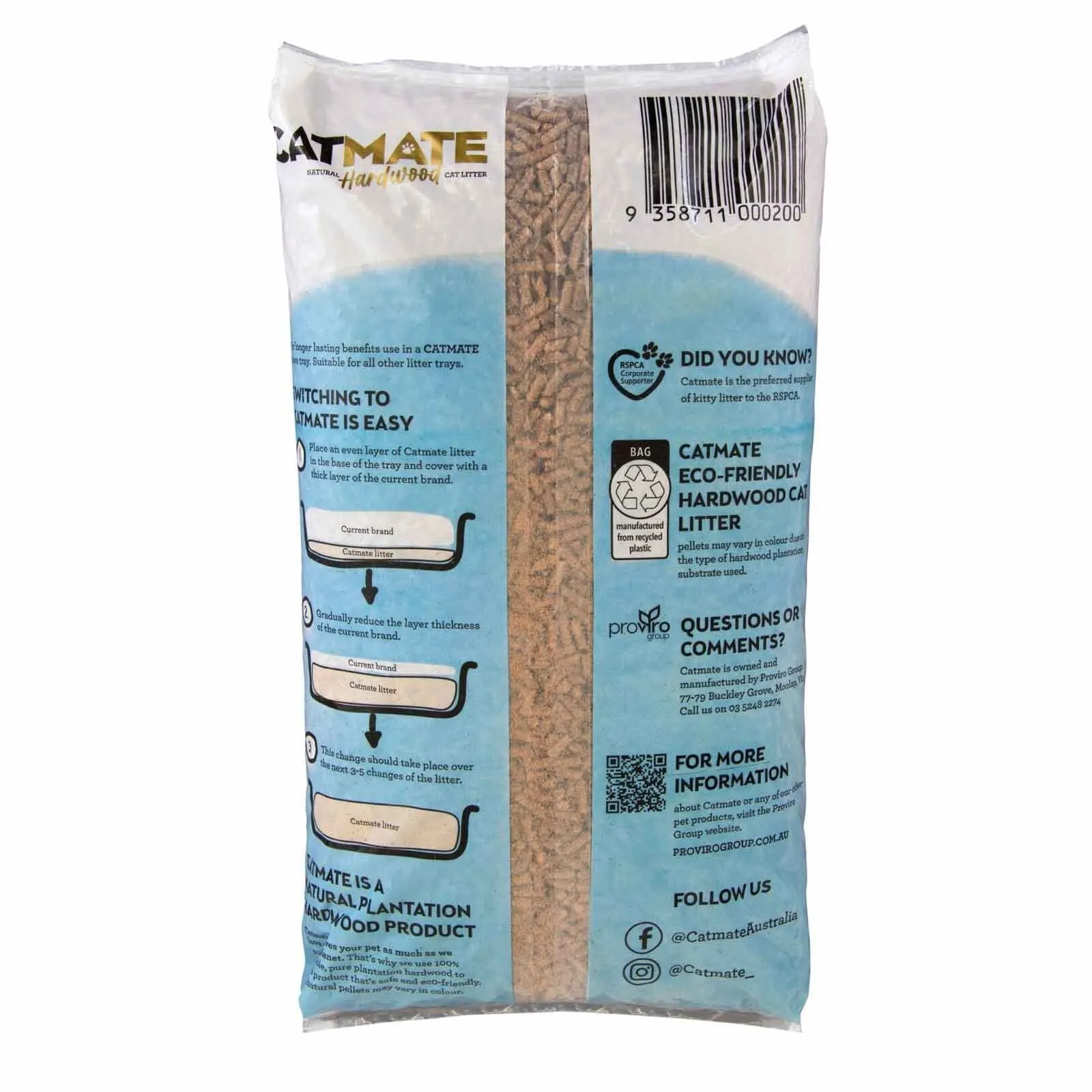 Catmate Hardwood Pellet Cat Litter 10kg^^^