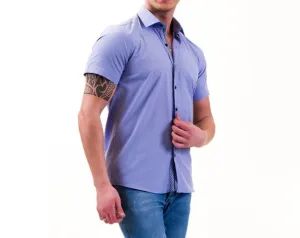 CHALK BLUE SHORT SLEEVE SHIRT