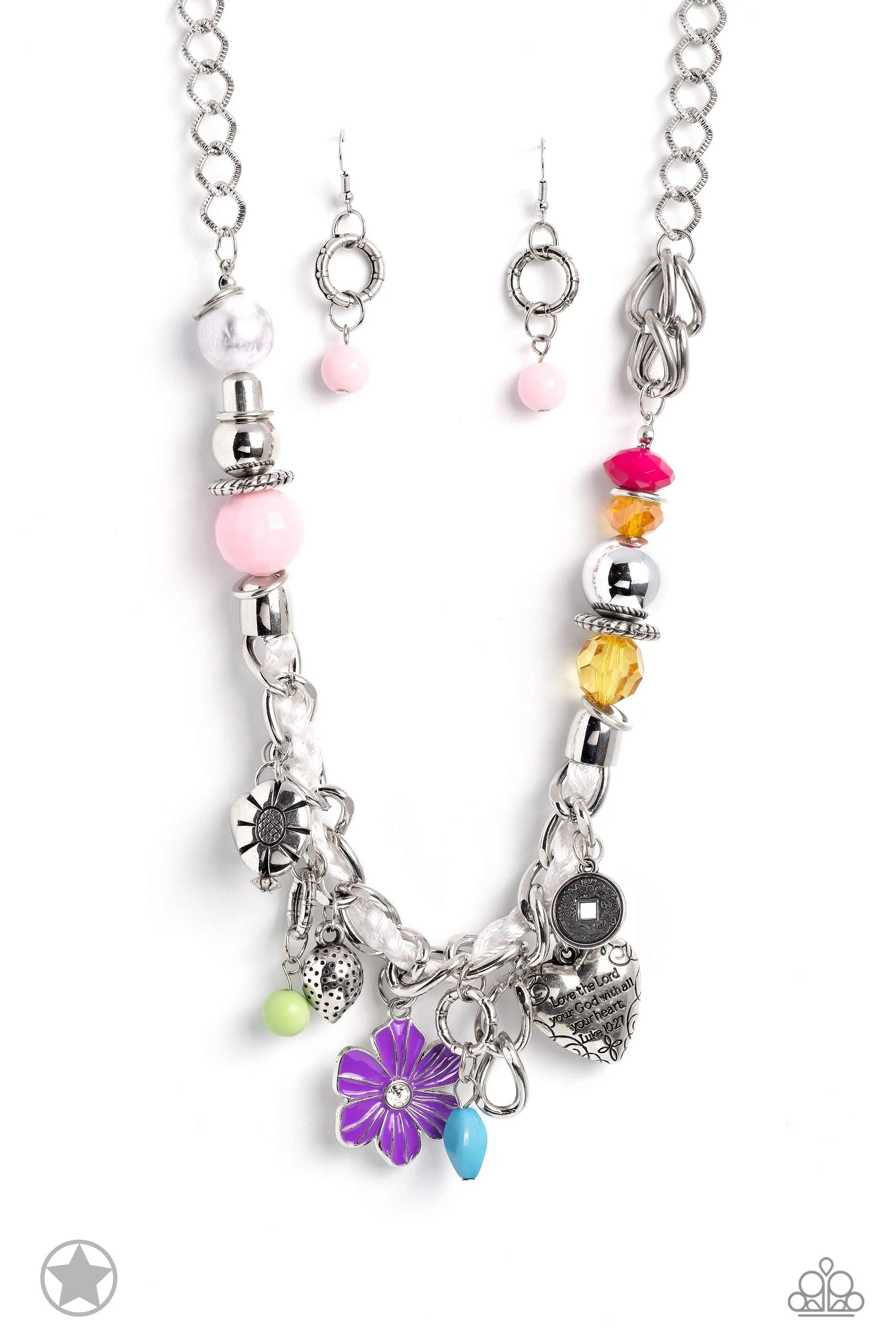 Charmed, I Am Sure - Multi Colored Necklace - Paparazzi Accessories