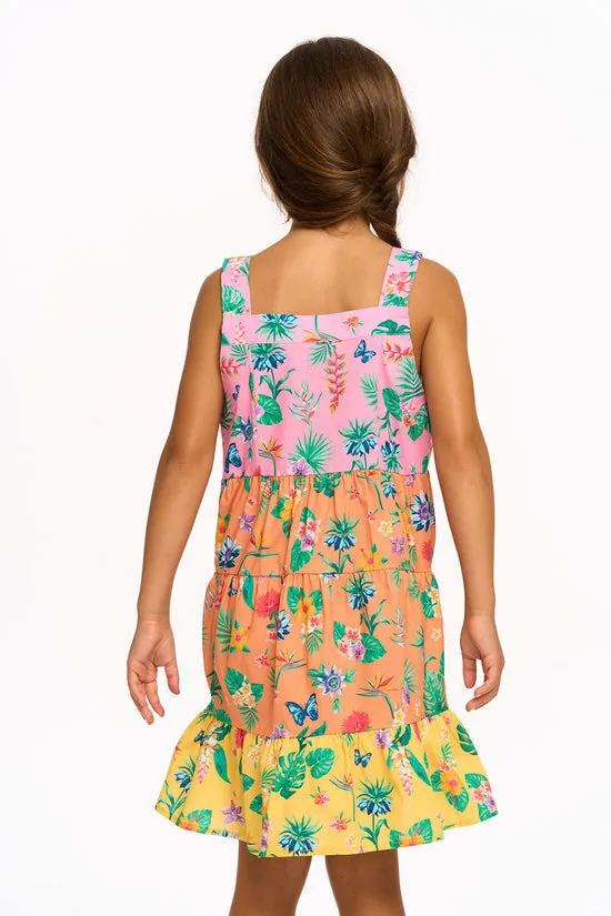 Chaser Nova Tank Dress - Multi Tropical Floral