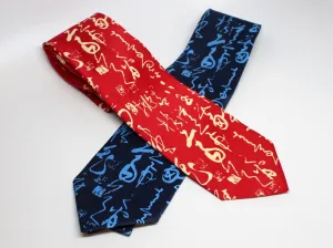 Chinese Calligraphy Silk Tie