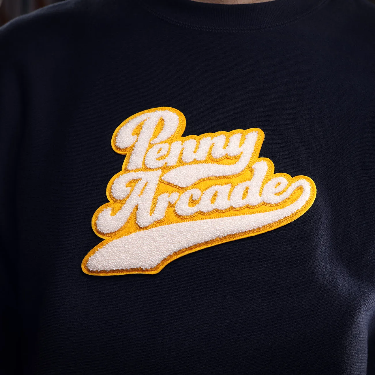 Classic Penny Arcade Chenille Crewneck