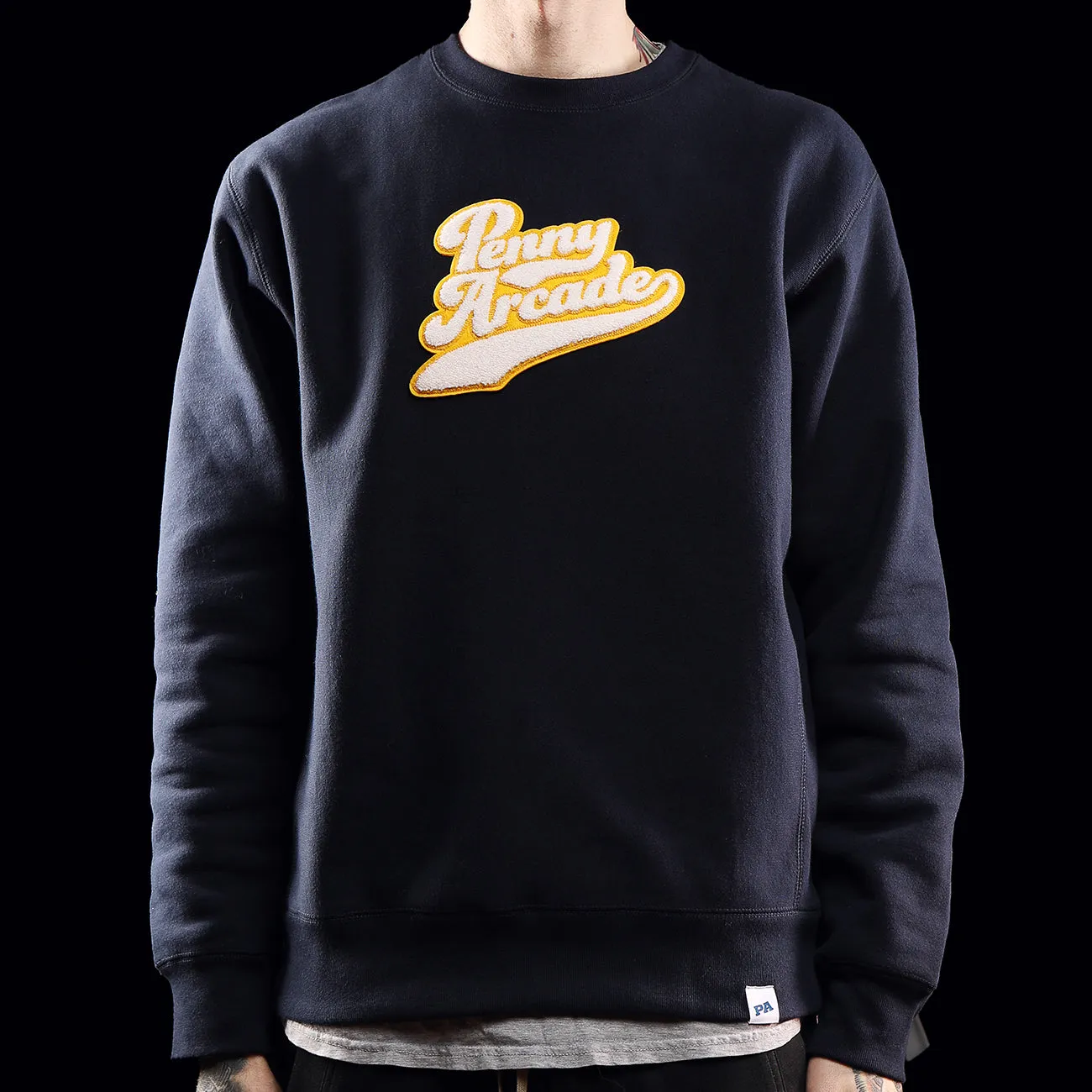 Classic Penny Arcade Chenille Crewneck