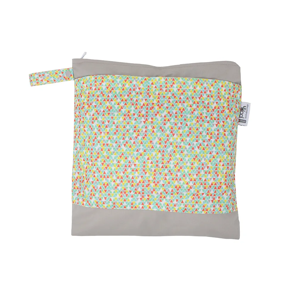 Close Pop-in Wet & Dry Double Pocket Reusable Nappy Storage Bag