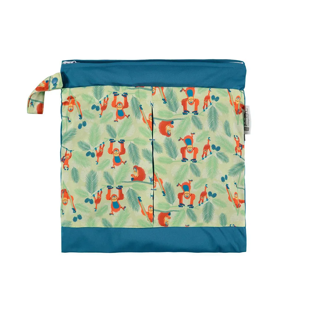 Close Pop-in Wet & Dry Double Pocket Reusable Nappy Storage Bag