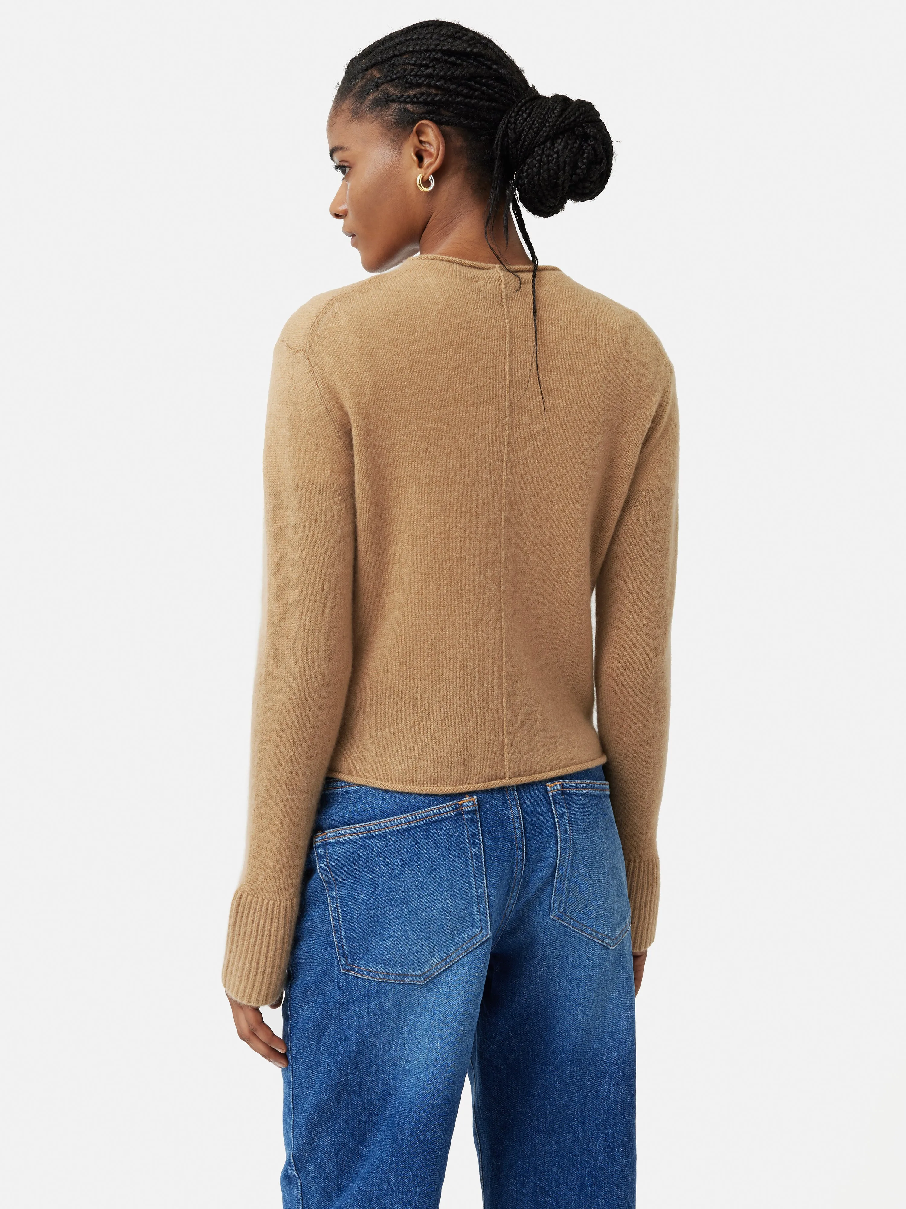 Cloud Cashmere Eldon Jumper | Camel