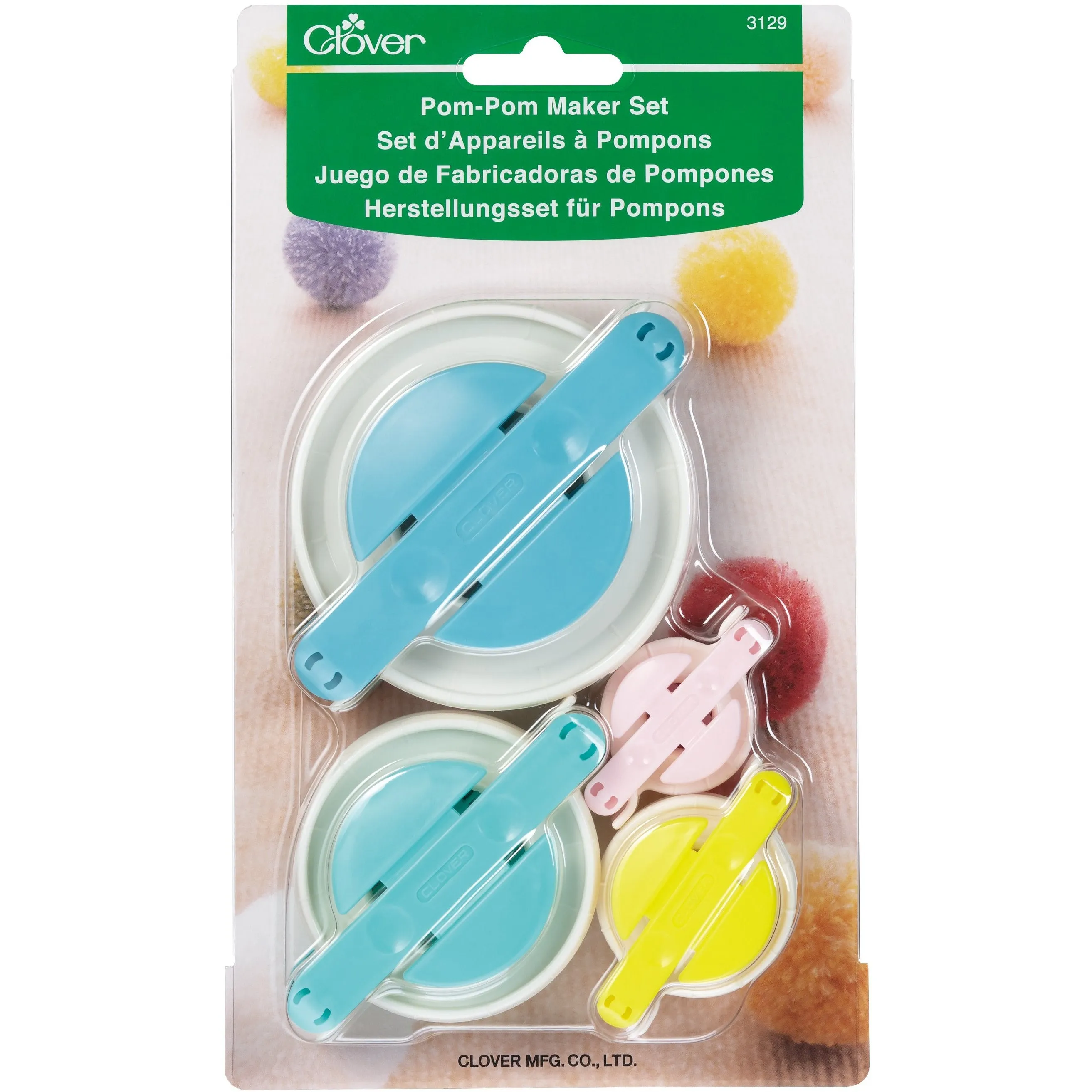 Clover Pom Pom Maker Set 3129