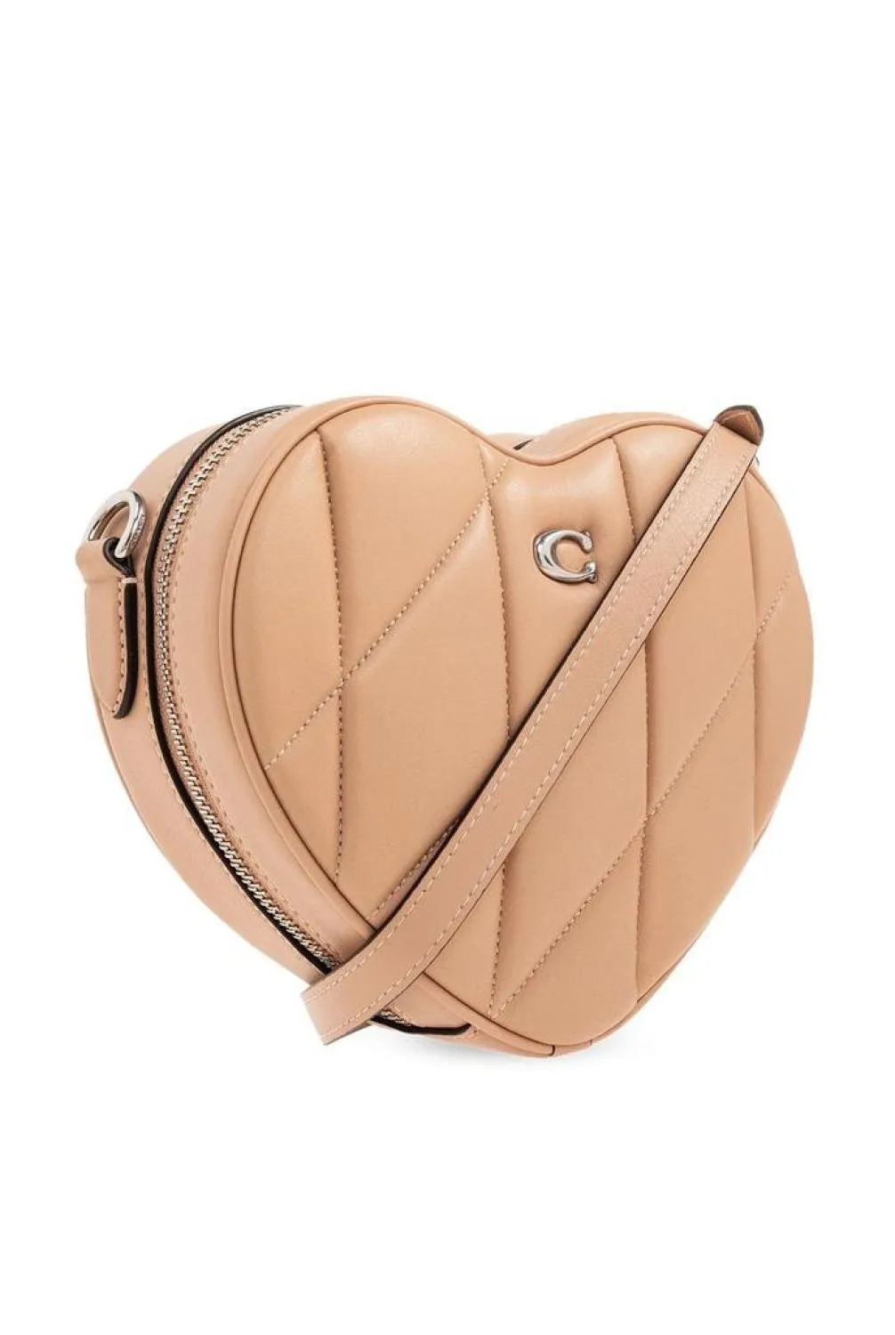 Coach Heart Logo Plaque Small Crossbody Bag