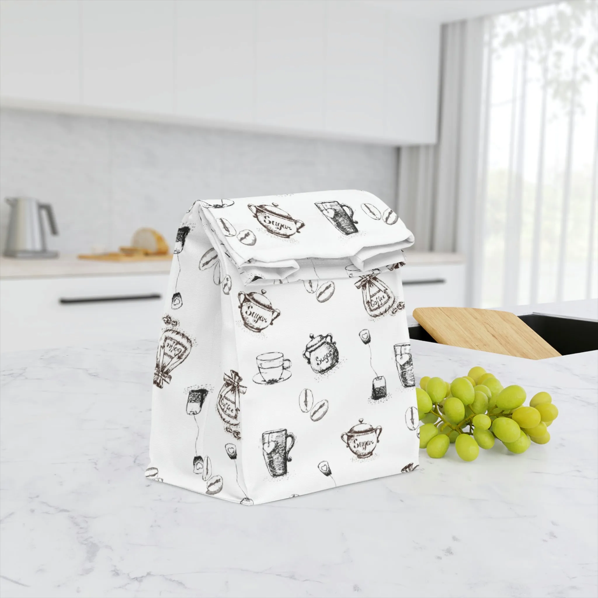 coffee and tea Polyester Lunch Bag