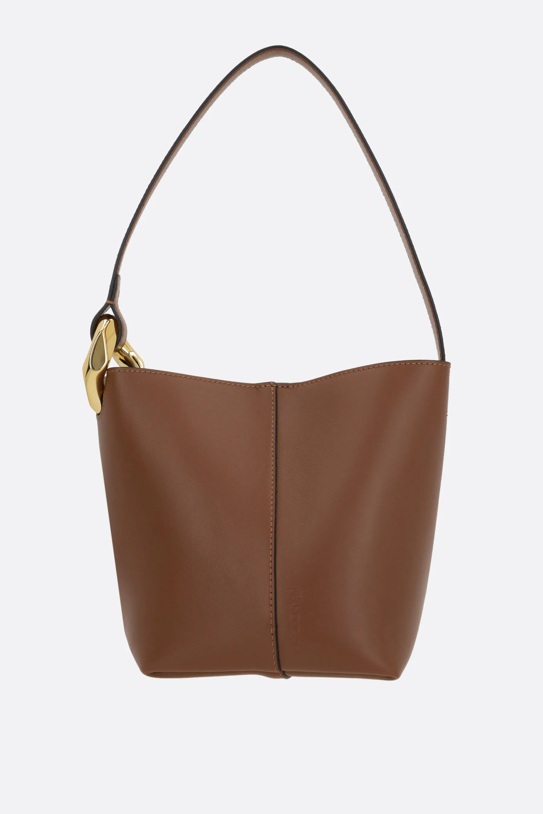 Corner Bucket small bag in smooth leather