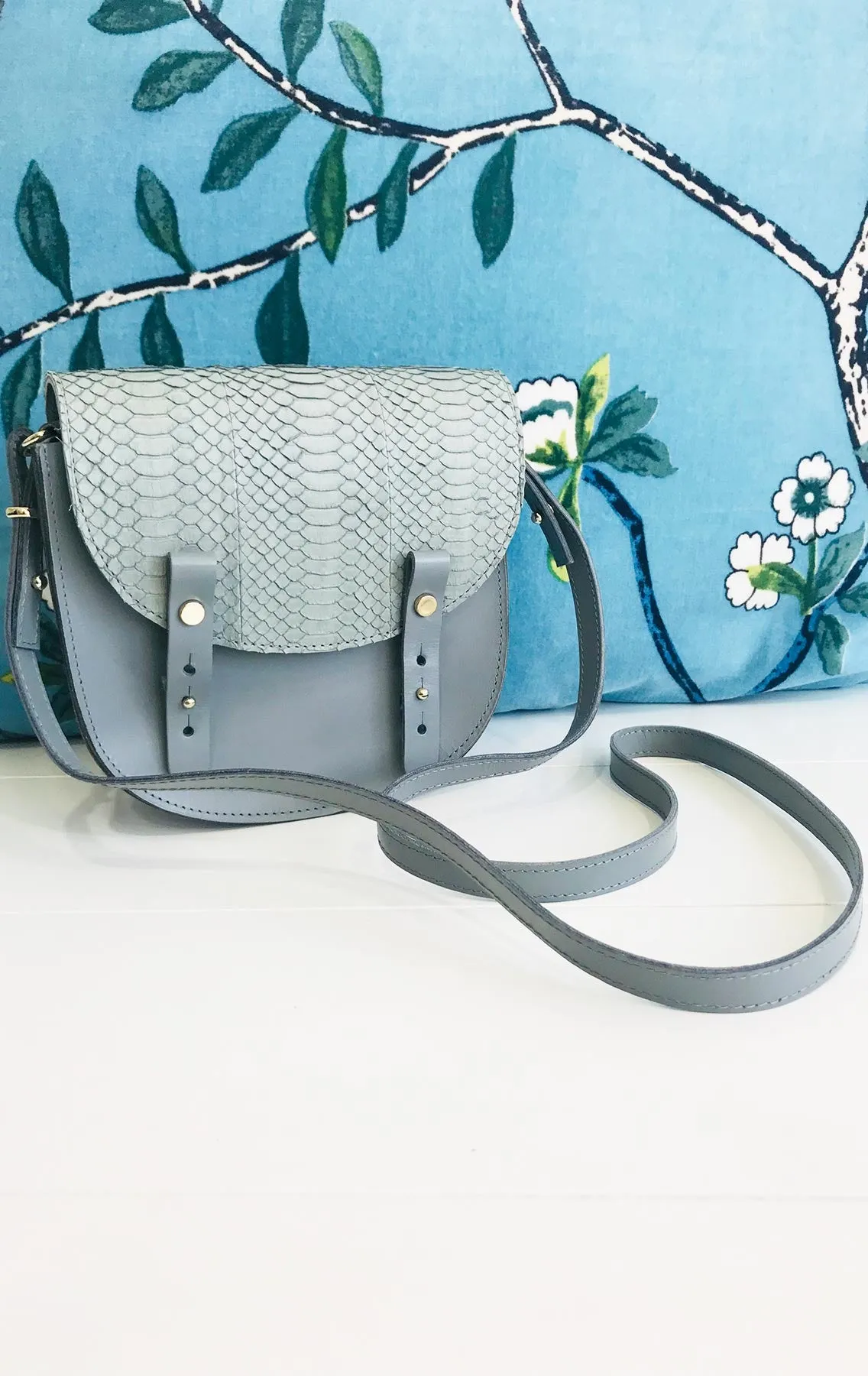 CRAIE MINI LUNE PYTHON RIVIERE BAG