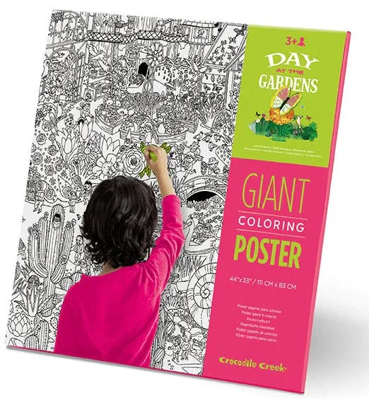 Croc Creek Creativity - Giant Colouring Poster: Day At The Gardens