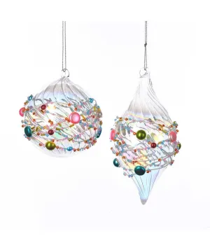 Cupcake Glass Ornaments