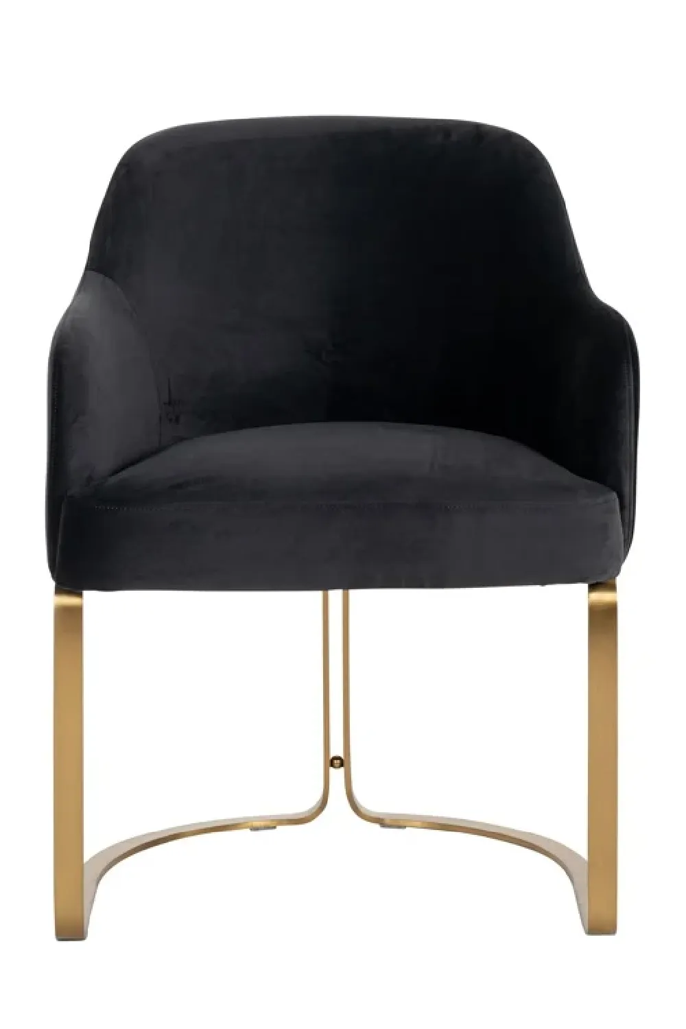 Dark Gray Velvet Armchair | OROA Hadley