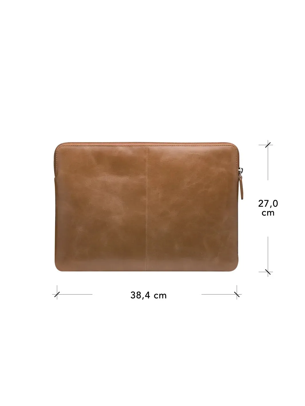 dbramante1928 - Skagen Pro 16" Genuine Leather Laptop Case Notebook Sleeve for MacBook / Laptop / Notebook with Zipper (SK16GT001486) - Tan (Light Brown)