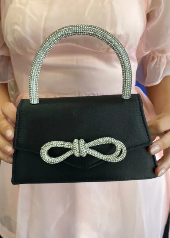 Diamanté bag - Black