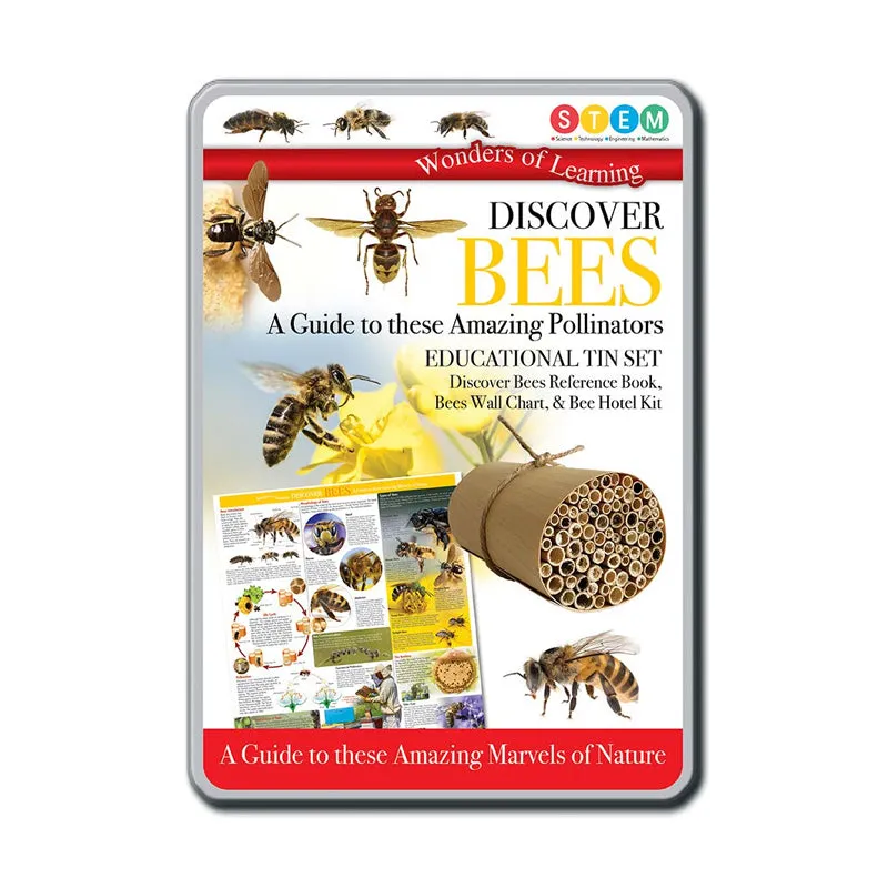 Discover Bees Tin Set