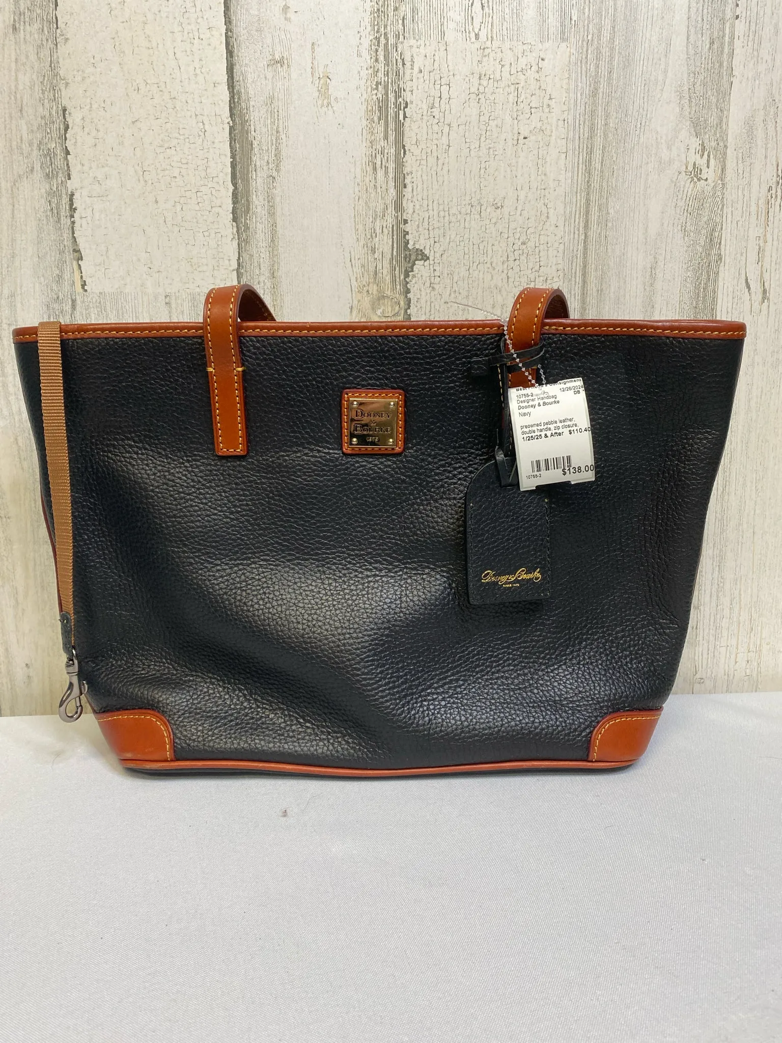 Dooney & Bourke Navy Designer Handbag