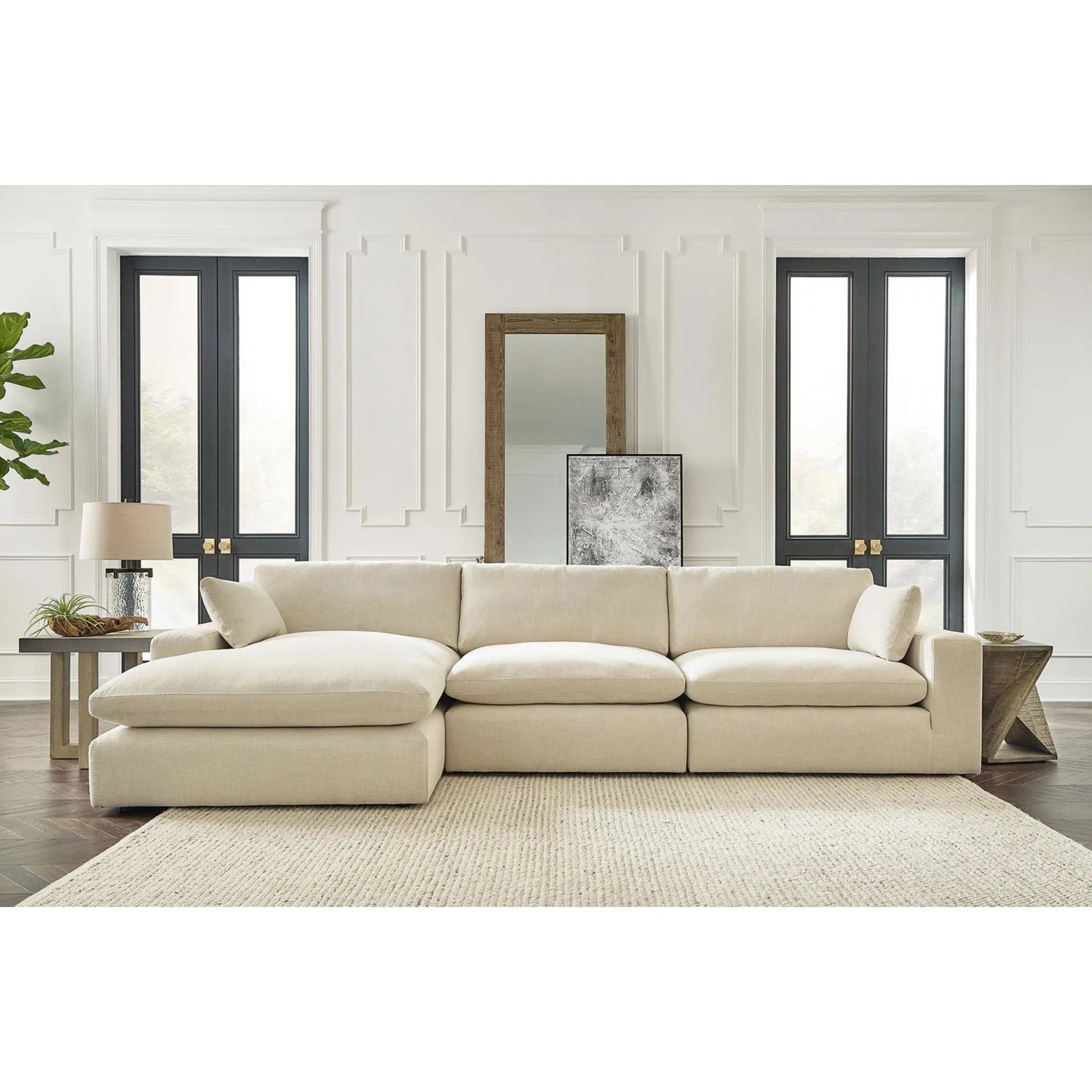 Elyza 3 Piece Modular Sectional with Chaise