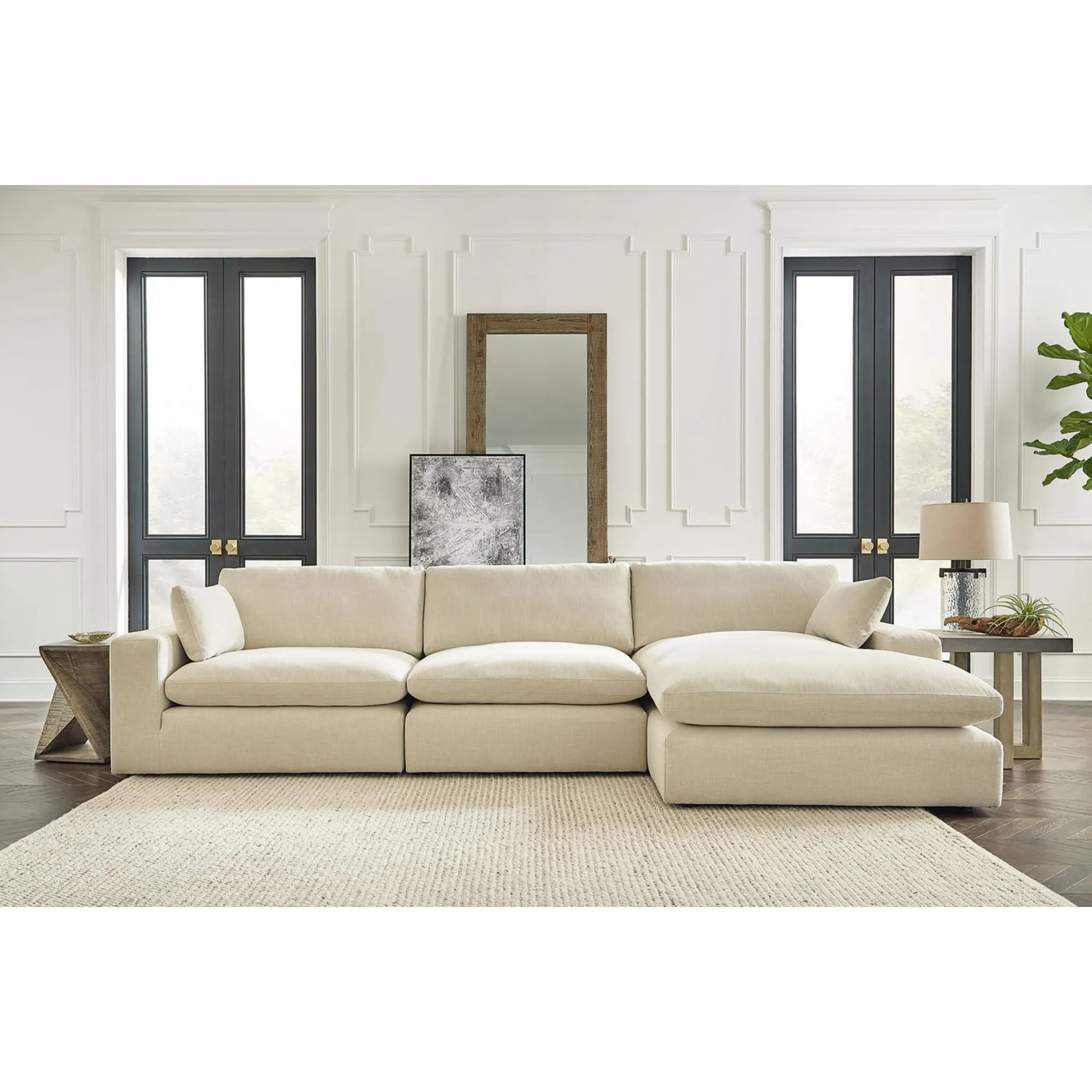 Elyza 3 Piece Modular Sectional with Chaise