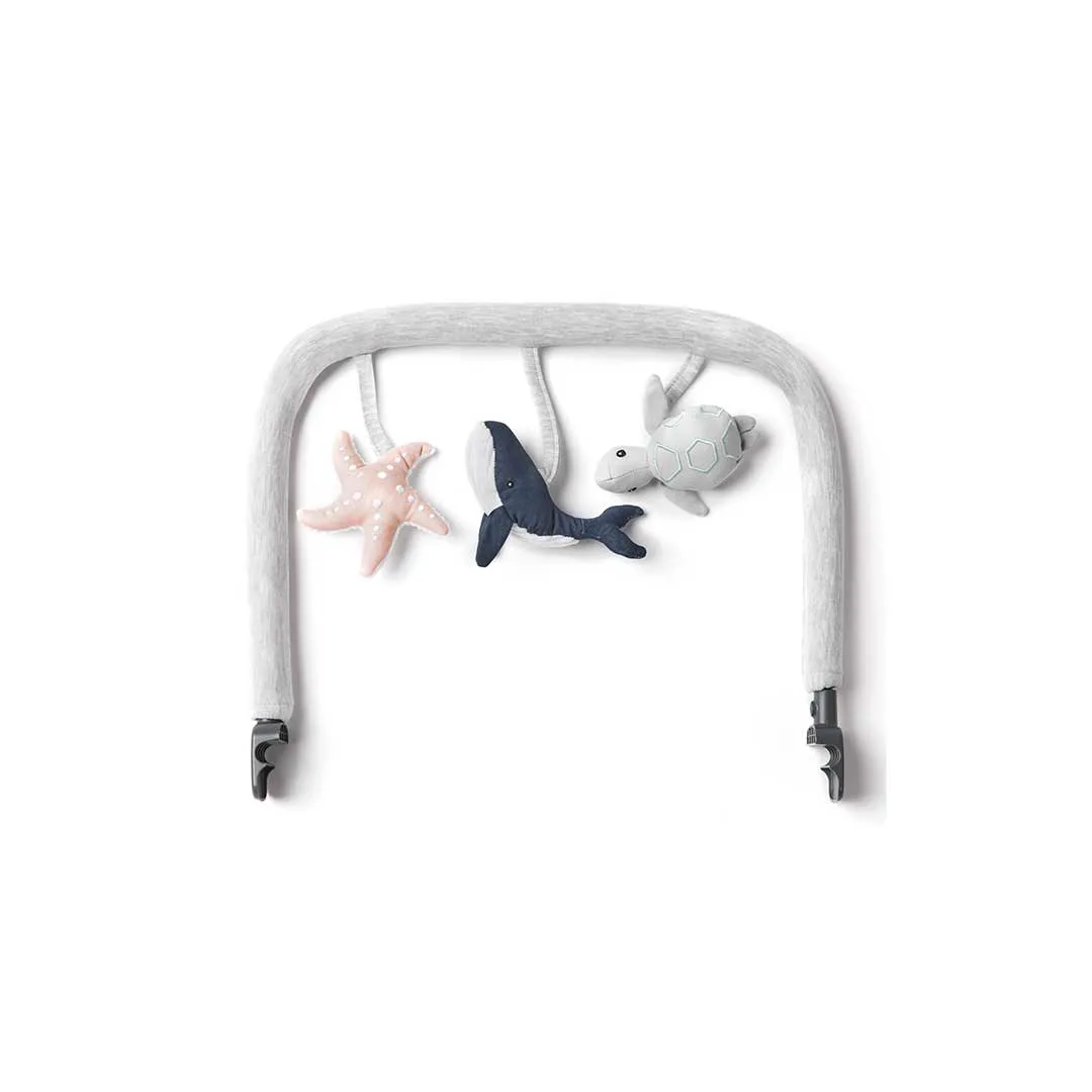 Ergobaby Evolve Baby Bouncer Toy Bar - Ocean Wonders - Grey