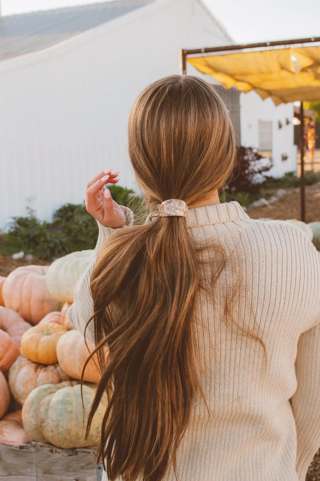 Fall Toffee Ponytail Cuff