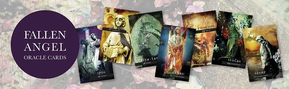 Fallen Angel Oracle Cards: Discover the Art and Wisdom of Prediction with This Insightful Book and 72 Cards