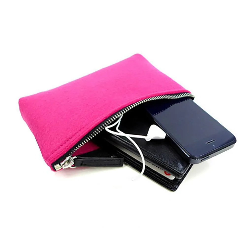 Felt Zipper Bag-Large(FB-10)