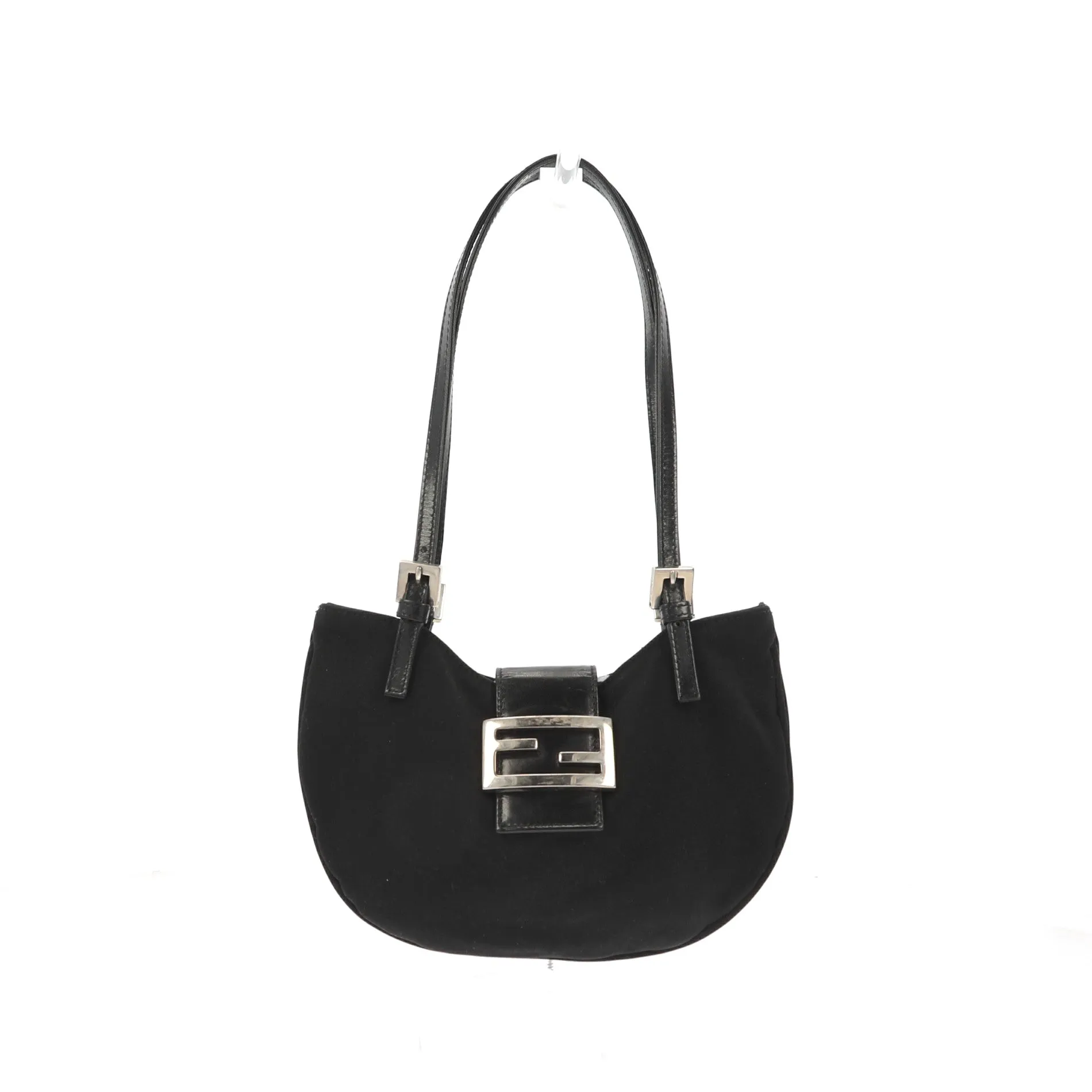 FENDI Shoulder Bag in Black Fabric