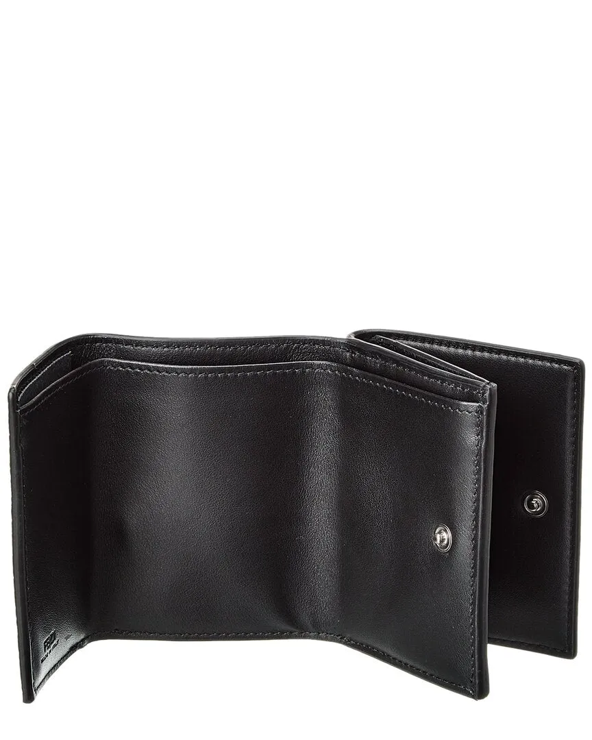 FENDI Trifold Leather Wallet