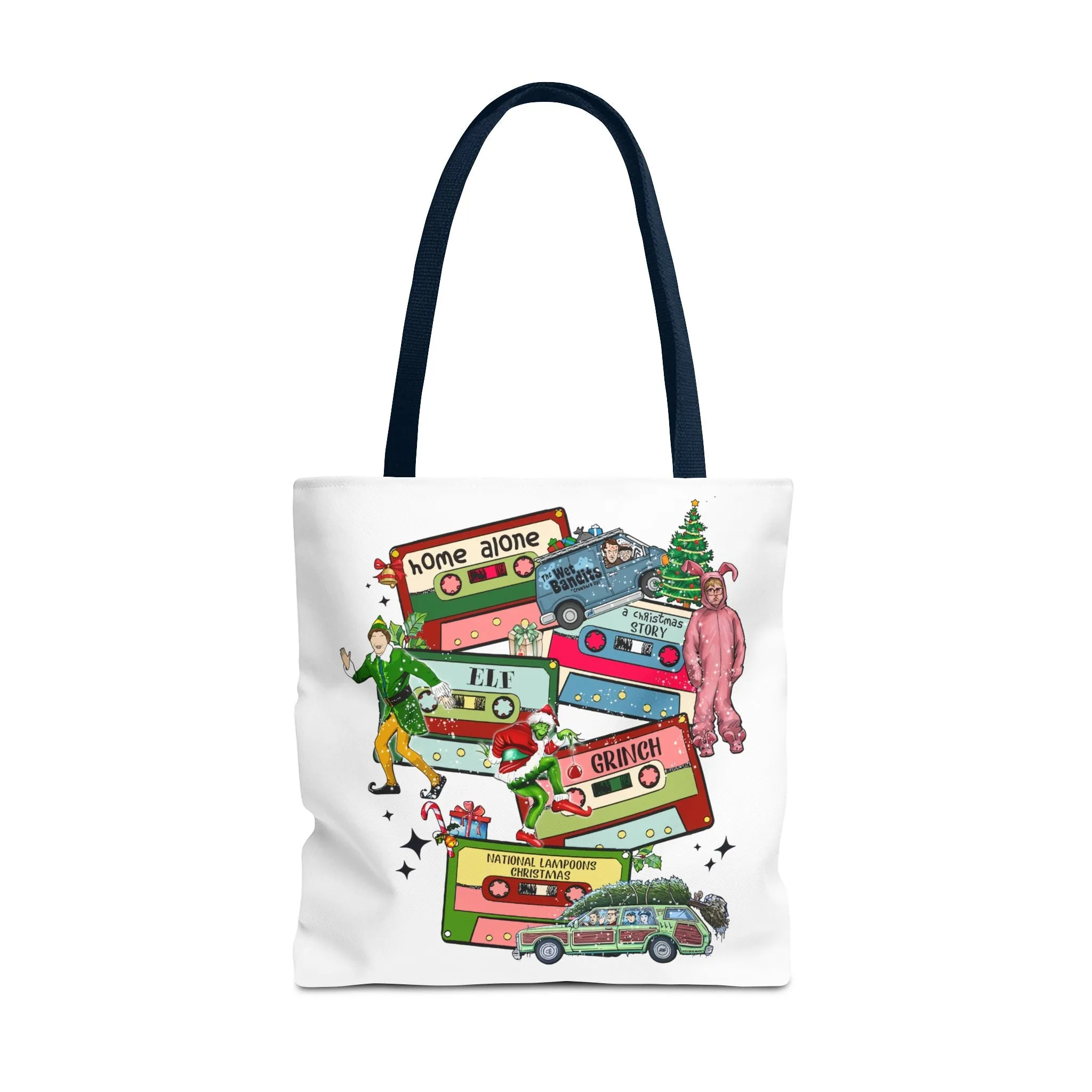 Festive Movie Tote Bag | Christmas Vibes with Classic Films