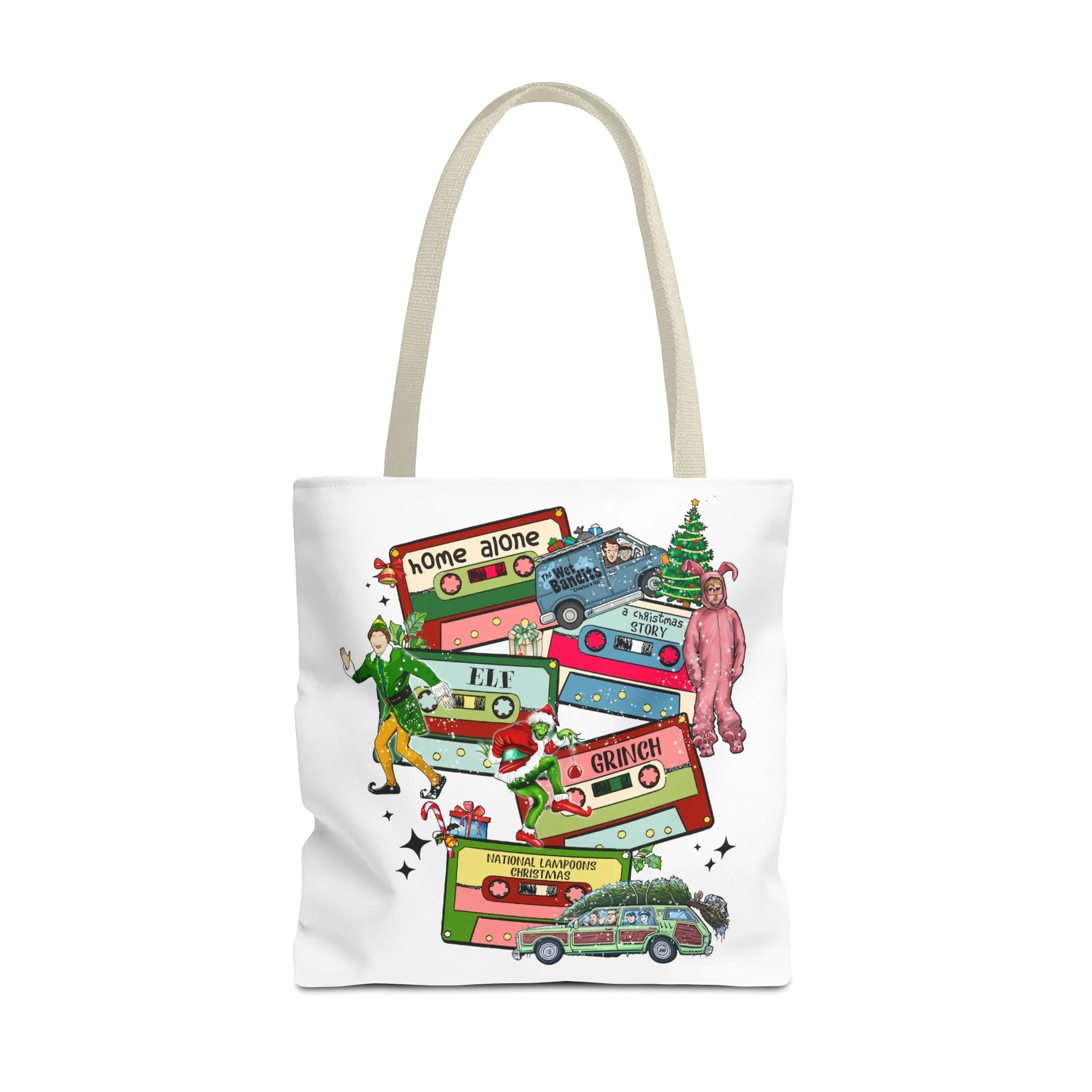 Festive Movie Tote Bag | Christmas Vibes with Classic Films