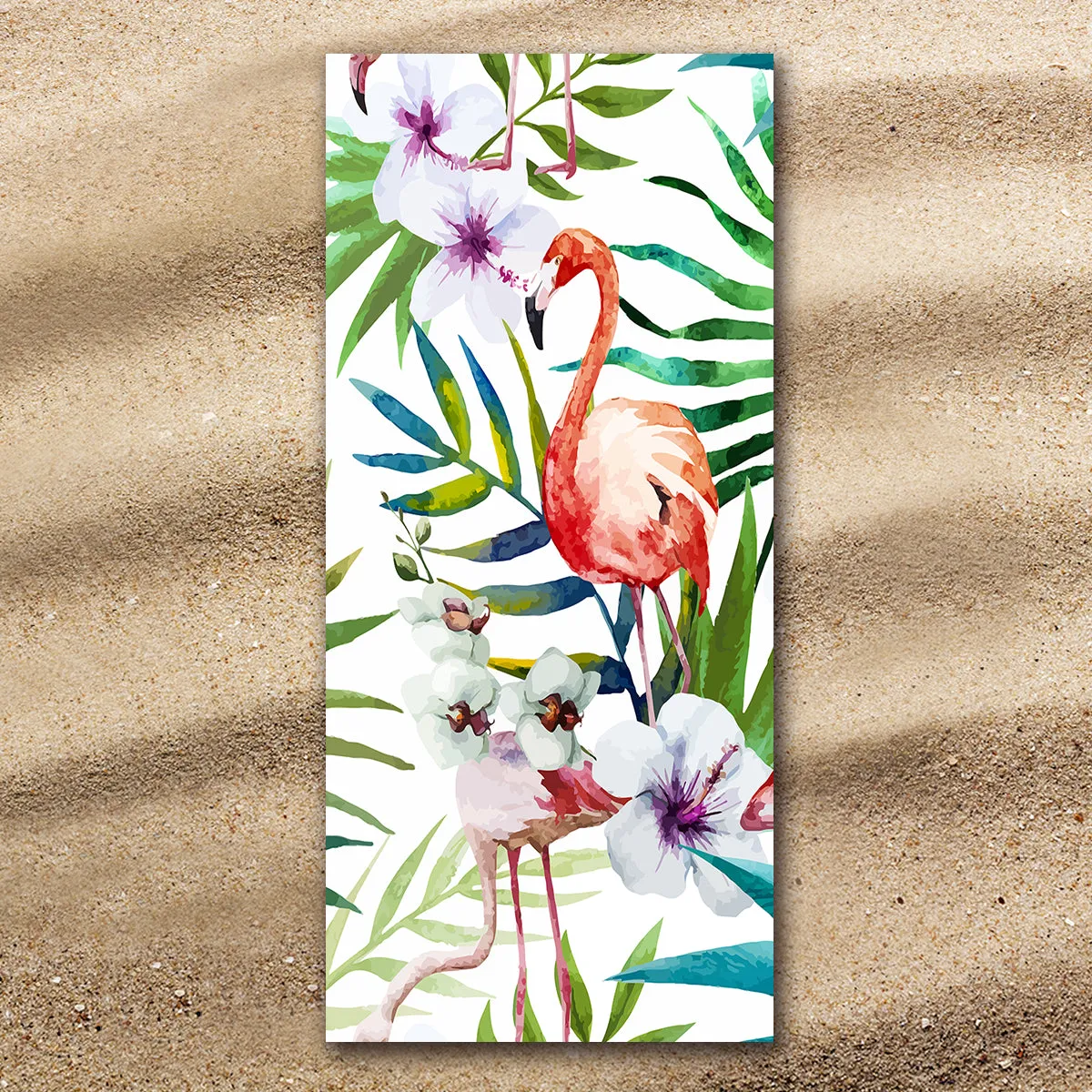 Flamingo Tropics Extra Large Beach Towel