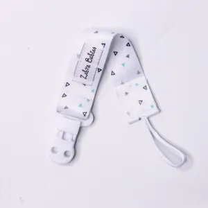 FlexiRibbon Dummy Clip Mint & Grey Triangles