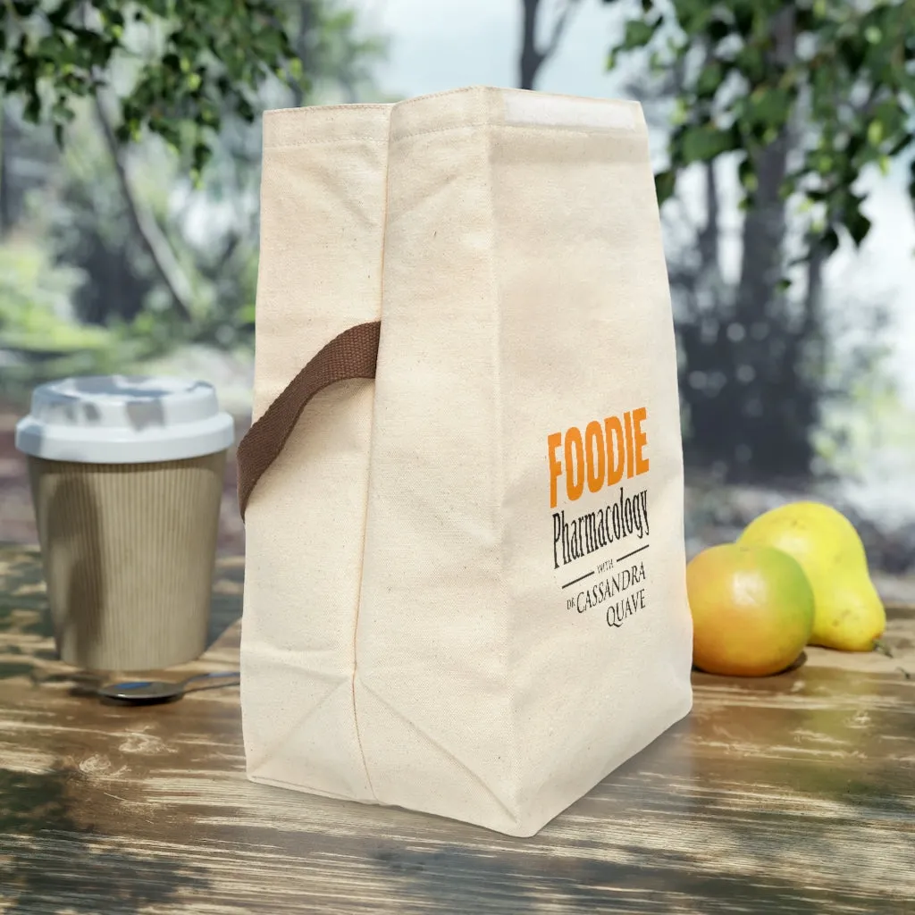 Foodie Pharmacology Canvas Lunch Bag With Strap