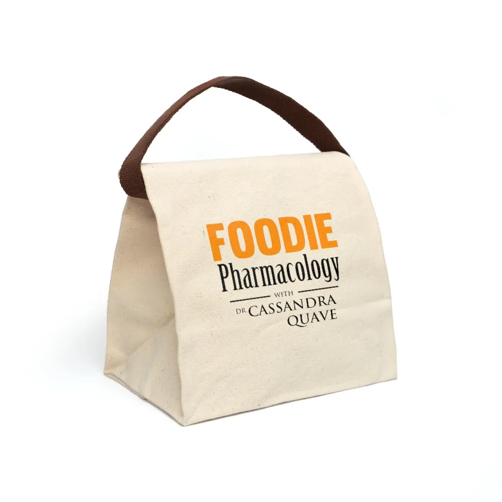 Foodie Pharmacology Canvas Lunch Bag With Strap