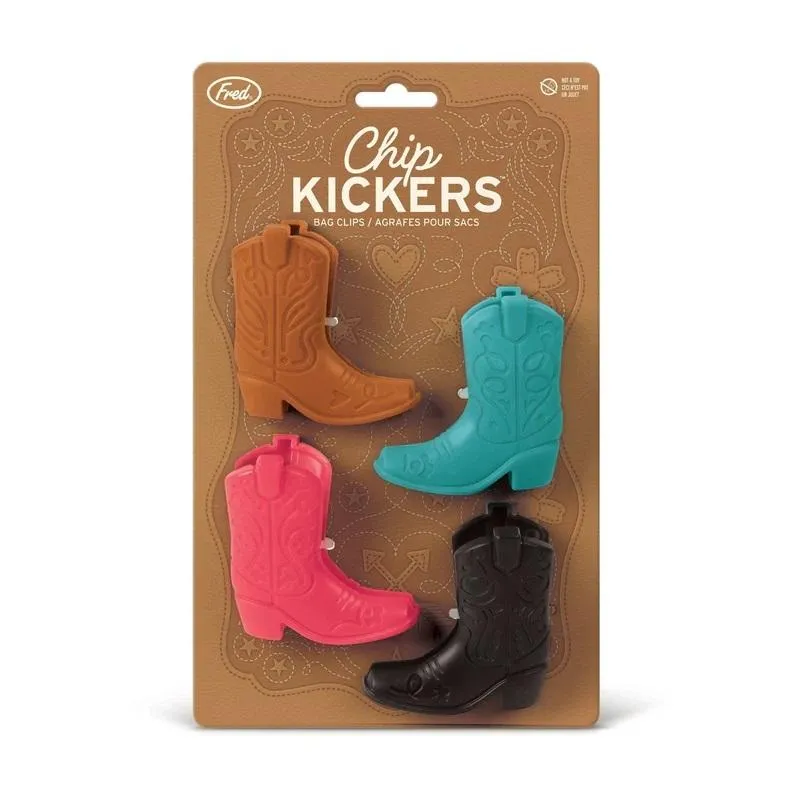 Fred and Friends Chip Kickers Bag Clips