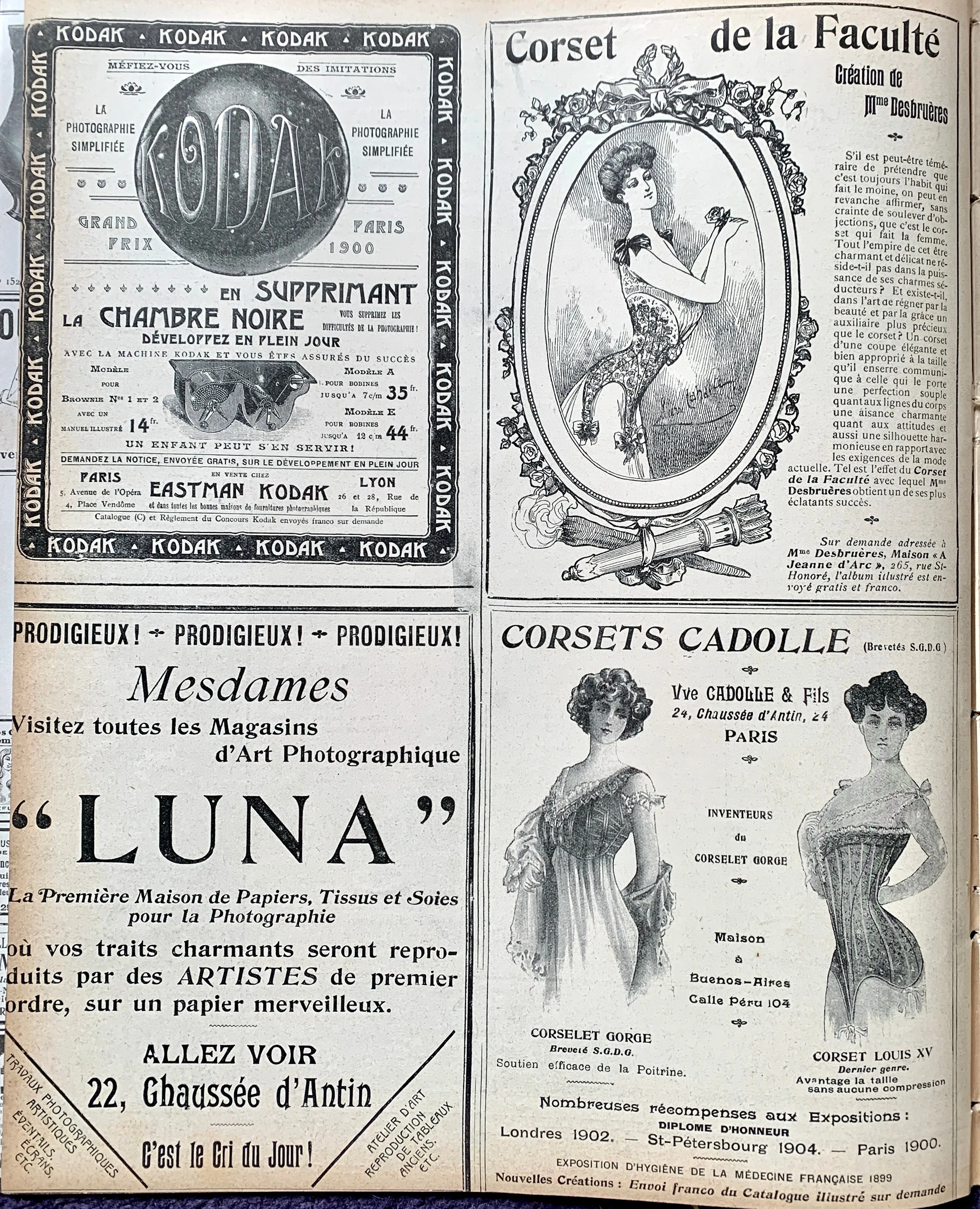 French Women's Lives 117 years ago - Fascinating May 1904 French Magazine FEMINA