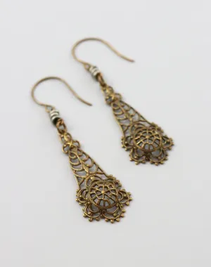 Garden Urn Earrings, (1 pair)