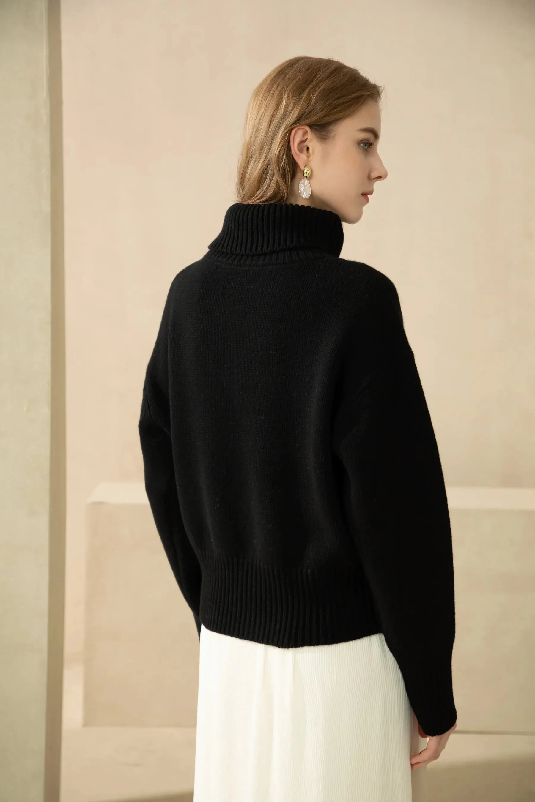 GDS Thistle Wool Knit Jumper | Black