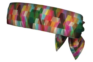 Geometric Rainbow Head Tie (SKU 1101 HTB)