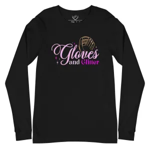 Gloves And Glitter Pink - Adult Long Sleeve