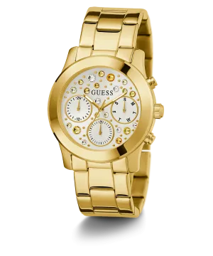 GUESS Ladies Gold Tone Multi-function Watch