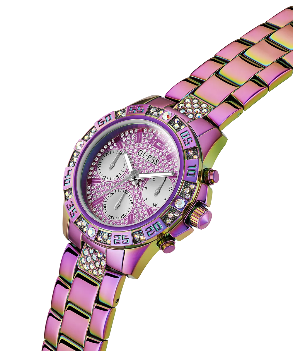 GUESS Ladies Iridescent Multi-function Watch