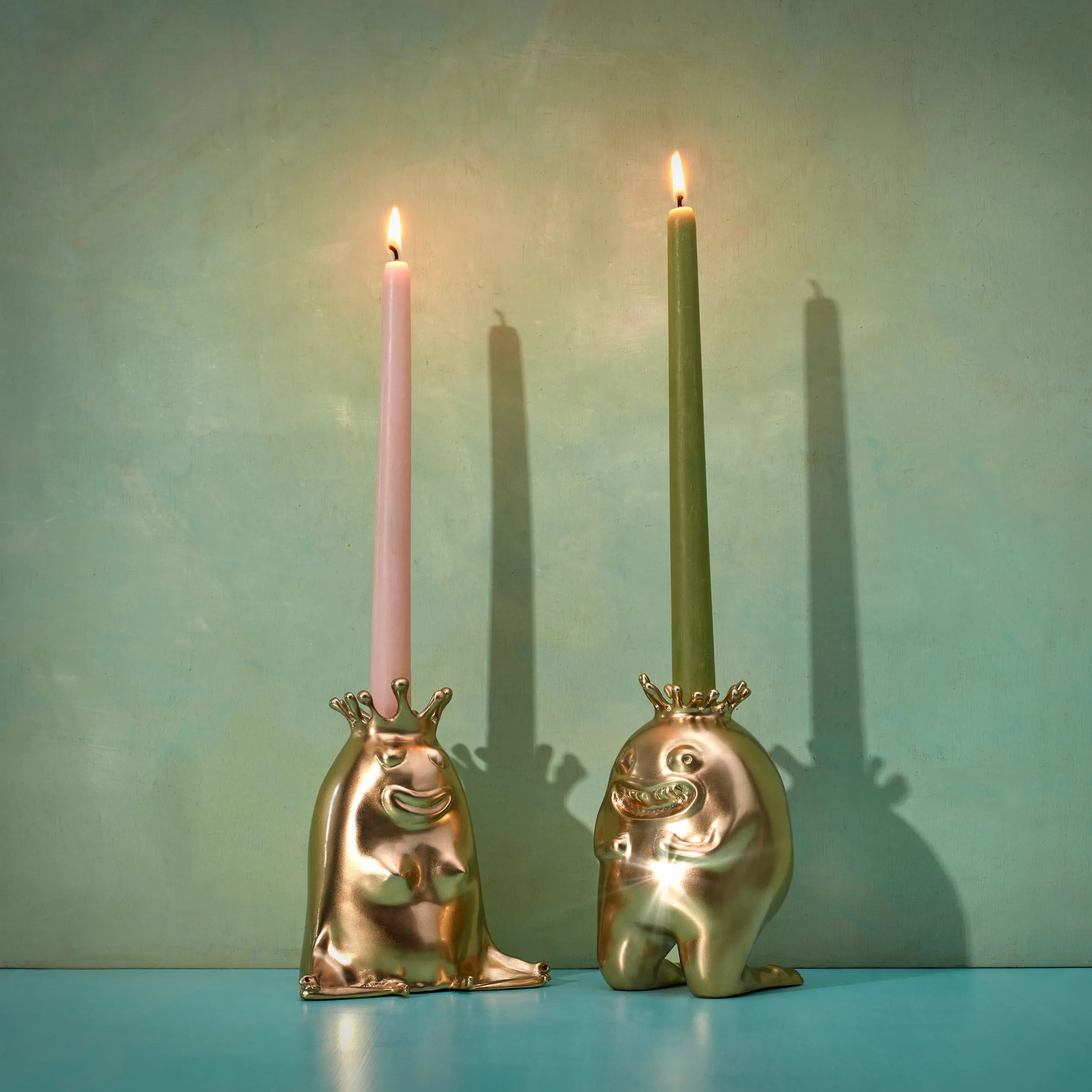 Haas King   Queen Candlesticks (Set of 2)