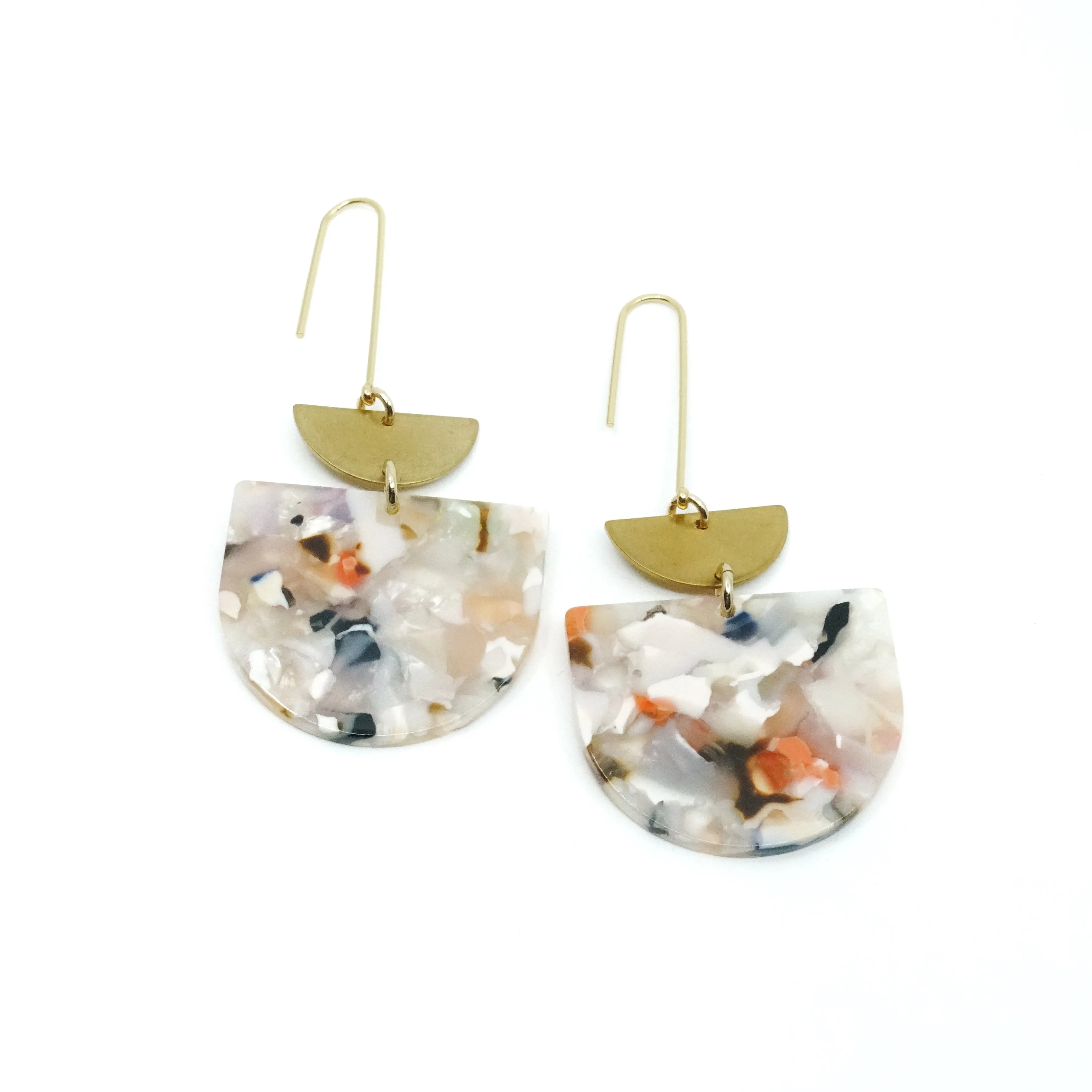 Harlem Modern Multi-Colored Resin Earrings