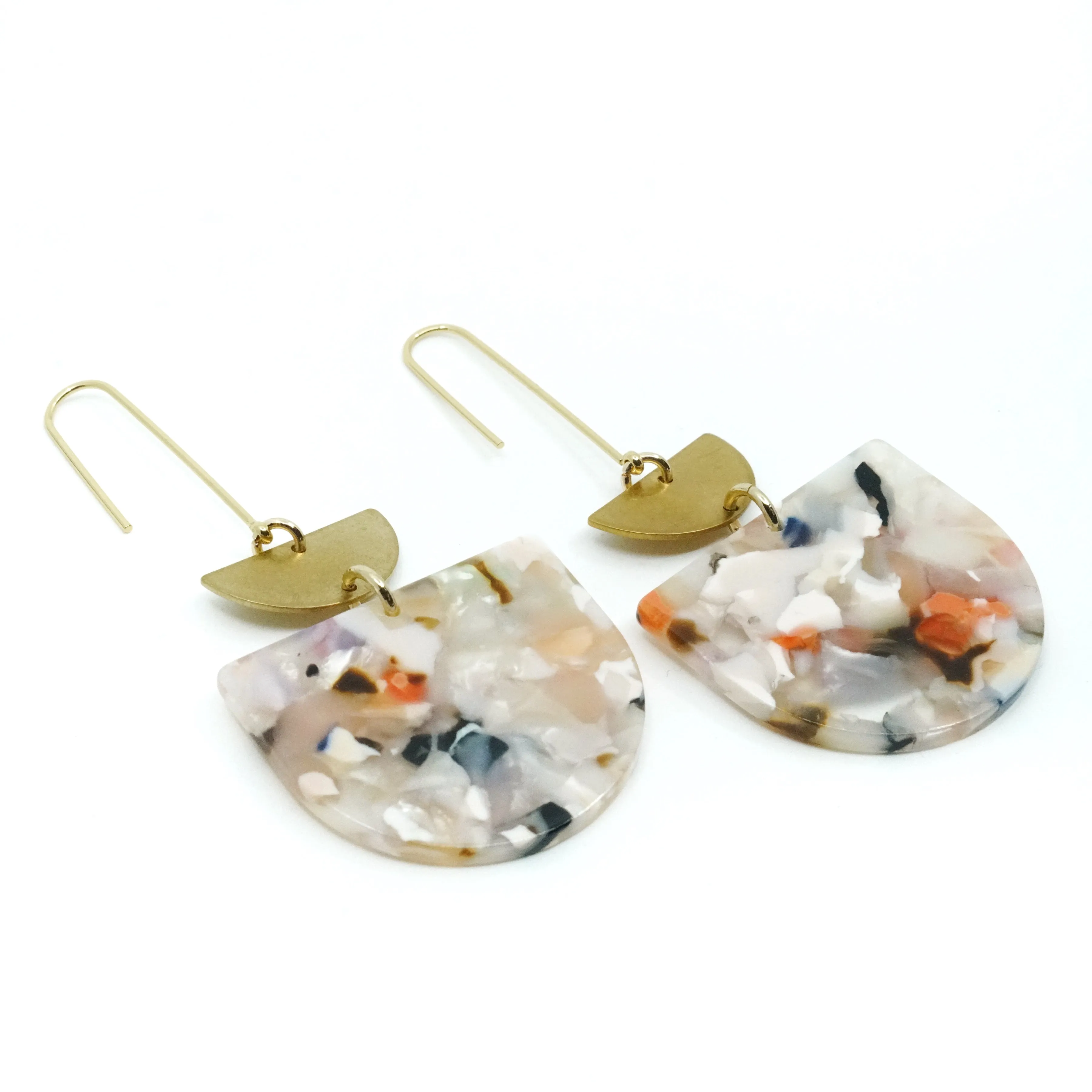 Harlem Modern Multi-Colored Resin Earrings