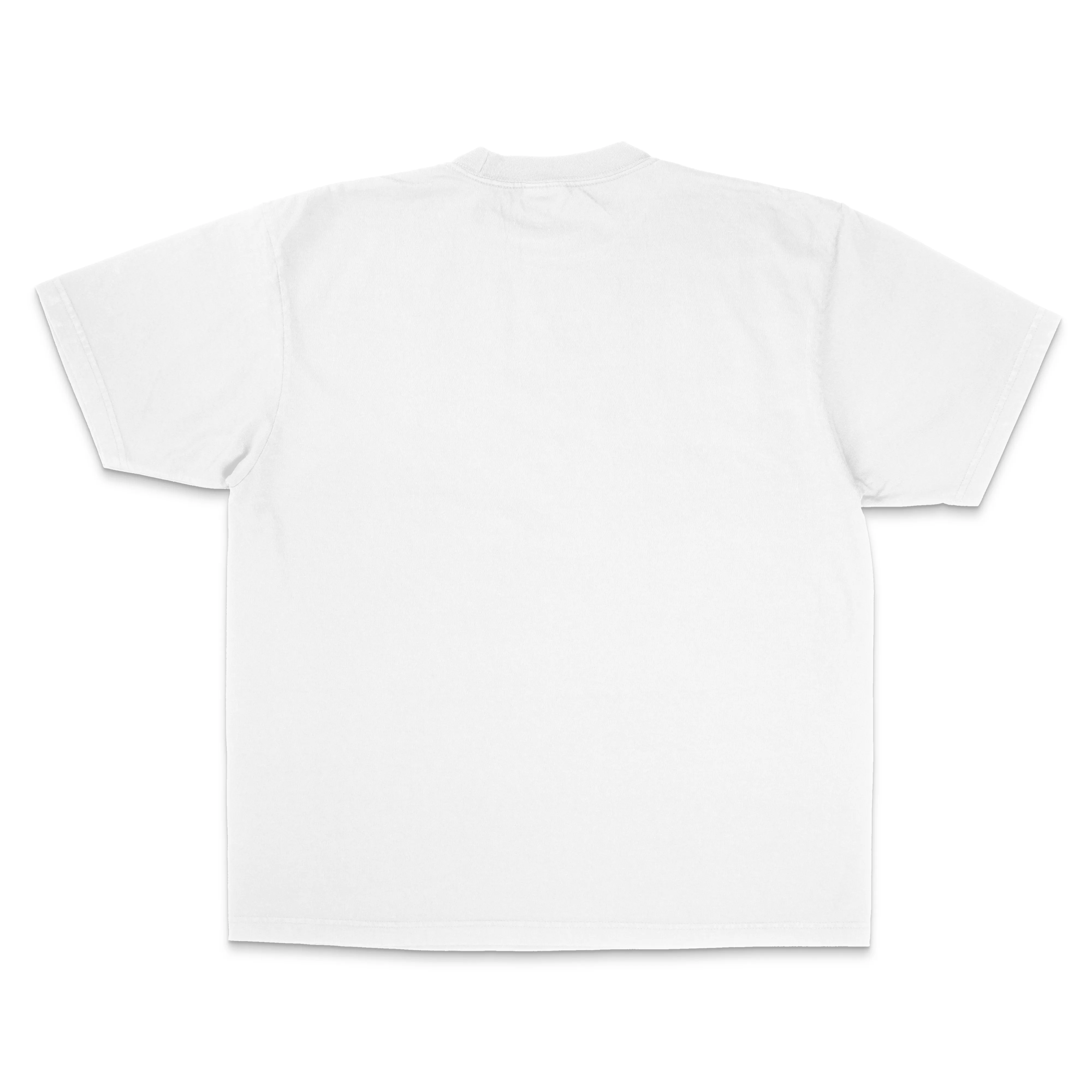 Heavyweight Garment Dye Short Sleeve Tee -White