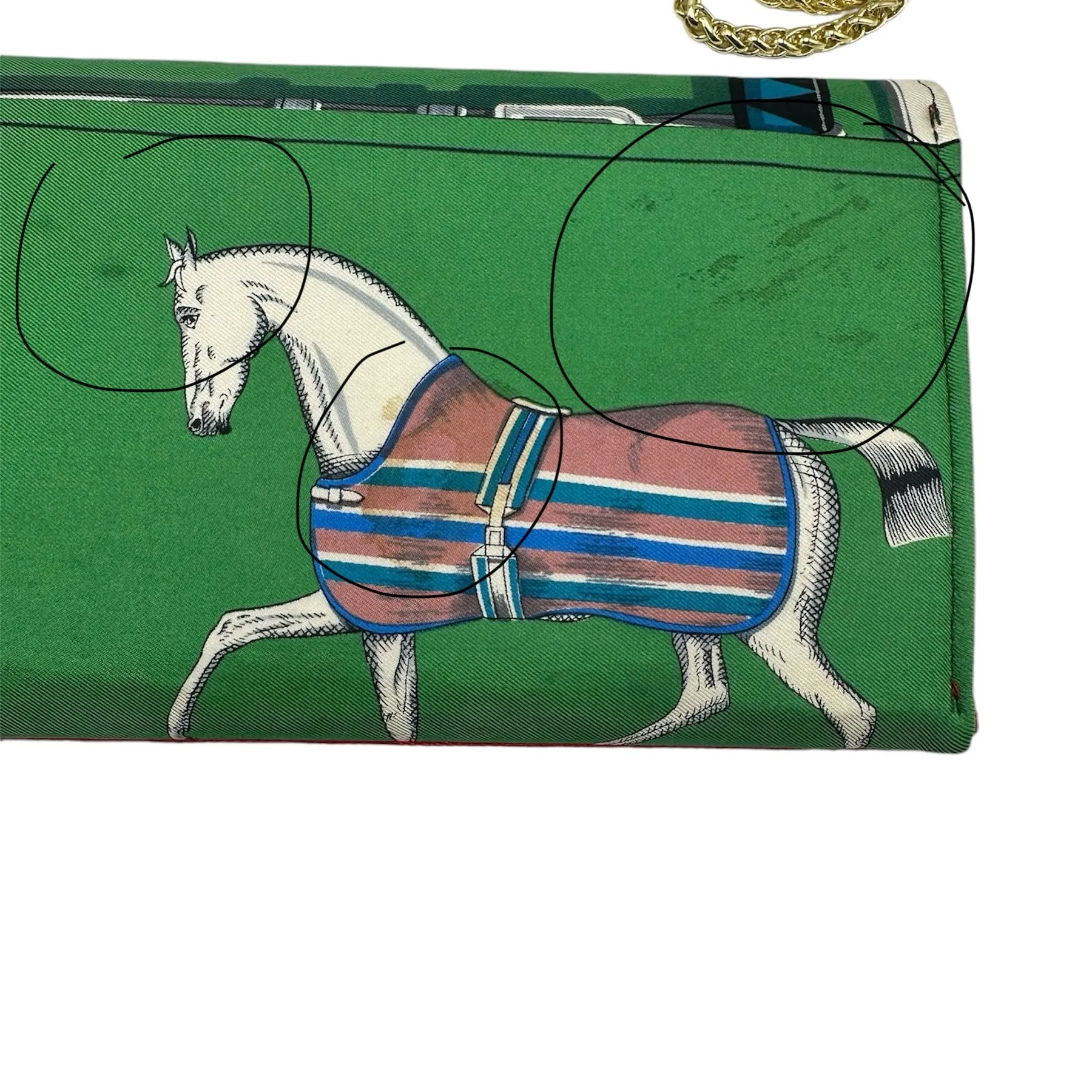 Hermès Green Equestrian Crossbody